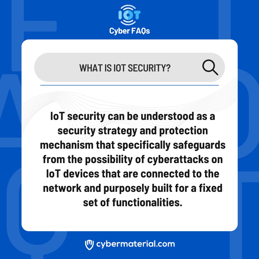 Cybermaterial_'s tweet photo. 🏷️5 FAQs about IoT Security -
1) What is IoT security?
Find more: https://t.co/O9RUiuBk7a
Follow @Cybermat3rial
#cybermaterial #iot #cybersecurity #faq #cyberfaq #iotsecurity #cyberattack #malware #ransomware https://t.co/cEhQEZl7ic