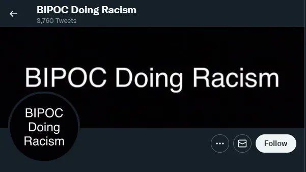 [Thread]
A network of right-wing accounts successfully coordinated a campaign to reinstate BIPOCracism after their suspension on December 22. Their account cherry-picks insignificant posts to push the "anti-white society," "war on white people," or reverse racism myth.