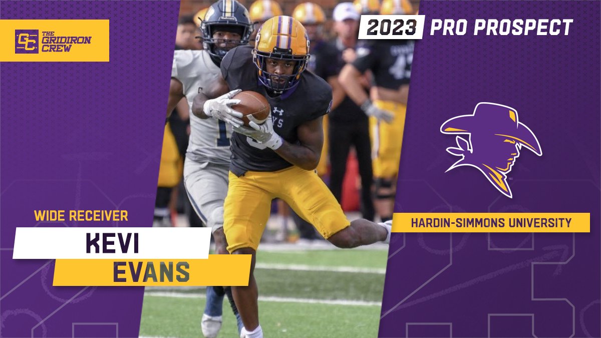 ⚠️ Attention Pro Scouts, Coaches, and GMs ⚠️

You need to look at 2023 Pro Prospect, Kevi Evans @evans_kevi, a WR from <a href="/HSUCowboys/">Hardin-Simmons Cowboy Football</a>

#2023ProProspect #DraftTwitter #NFLDraft #CFL #XFL #USFL #ProFootball 🏈

👀 See our Interview: thegridironcrew.com/kevi-evans-202…