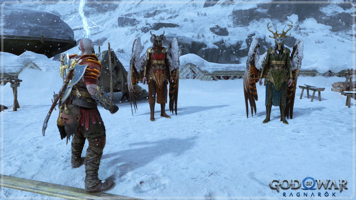 crazy4falls's tweet photo. Time to go war! #PS5Share, #GodofWarRagnarök https://t.co/n4C75so8hL