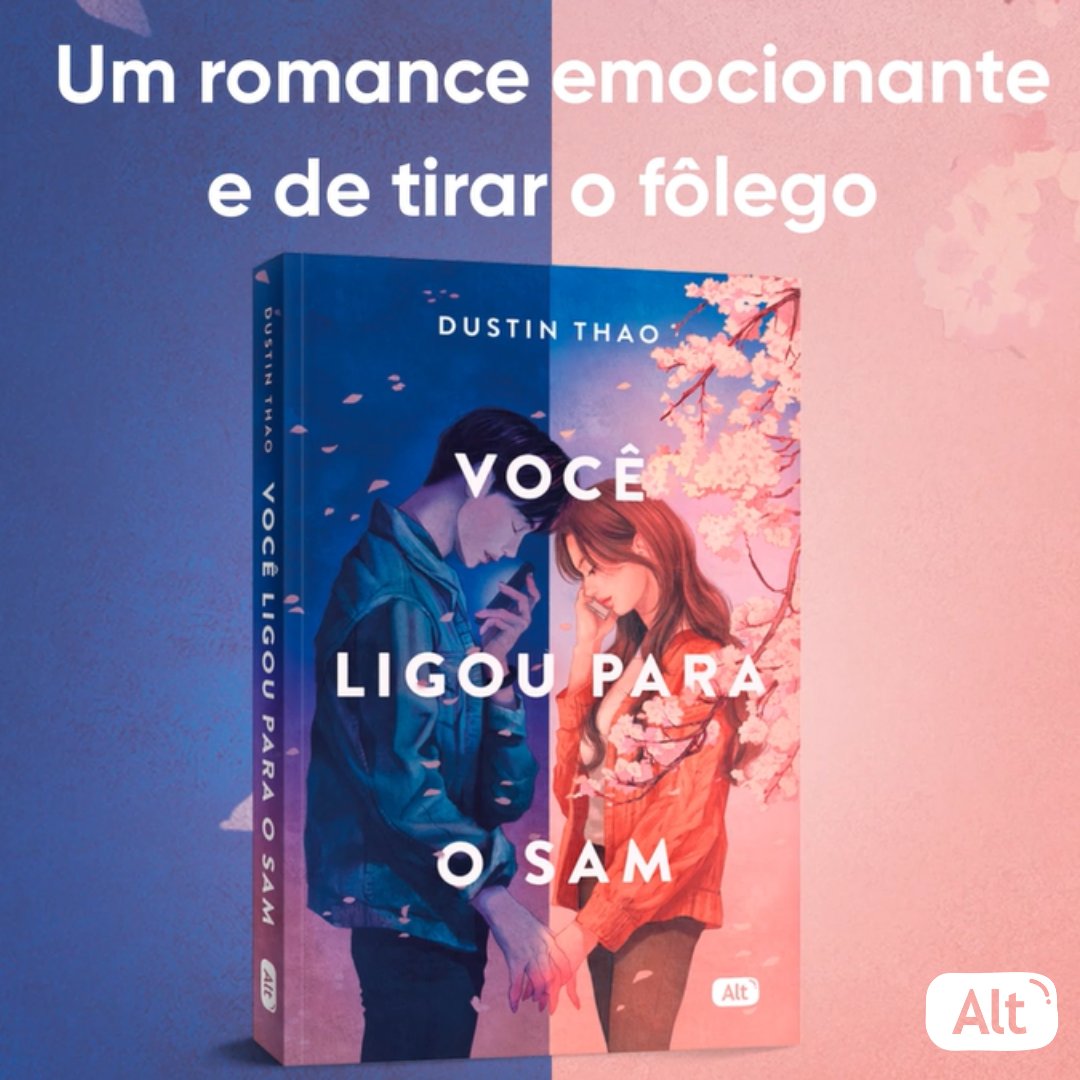 editoraalt's tweet photo. Como seguir em frente quando o que você mais ama está no fim da linha?
Prepare o lencinho e vem conhecer “Você ligou para o Sam”: https://t.co/DpD2Bn3M9E
#EditoraAlt #VocêligouparaoSam https://t.co/CmO55ji7ya