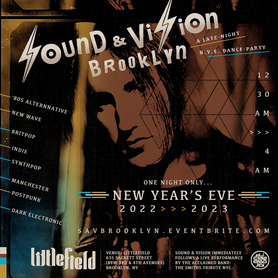 DJCeremony's tweet photo. Hope to see you on the dance floor tomorrow (Saturday) night! 
@DJCeremony + @littlefieldnyc present:
“SOUND &amp; VISION BROOKLYN”
A Late-Night New Year's Eve Dance Party

New Year's Eve 2022 > 2023!
12:30am—4am
Littlefield: Brooklyn NY

Tickets and info at https://t.co/9i42kkcBj3 https://t.co/qH0qssill3