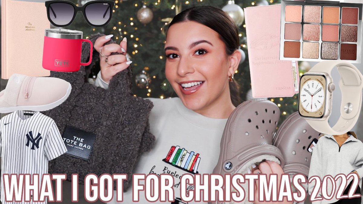 jackieannmakeup's tweet photo. WHAT I GOT FOR CHRISTMAS 2022 | Apple Watch Series 8, Reading Accessories, Cozy Gifts🎄 https://t.co/VRKajGDsoH https://t.co/HtpSAo8TkH