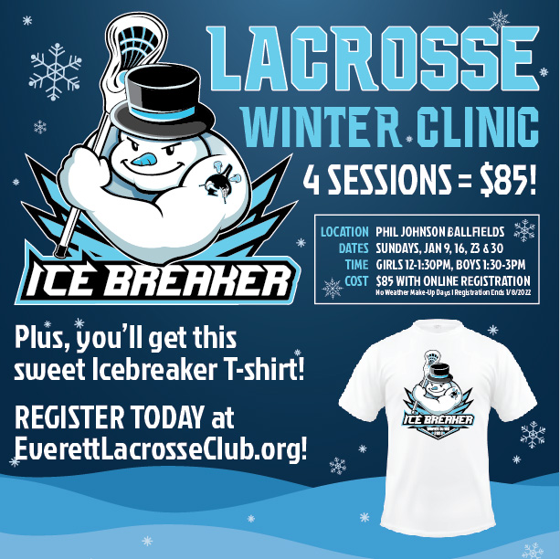 Icebreaker Winter Lacrosse Clinic Registration is OPEN! 🥍☃️ - eepurl.com/ihkQln