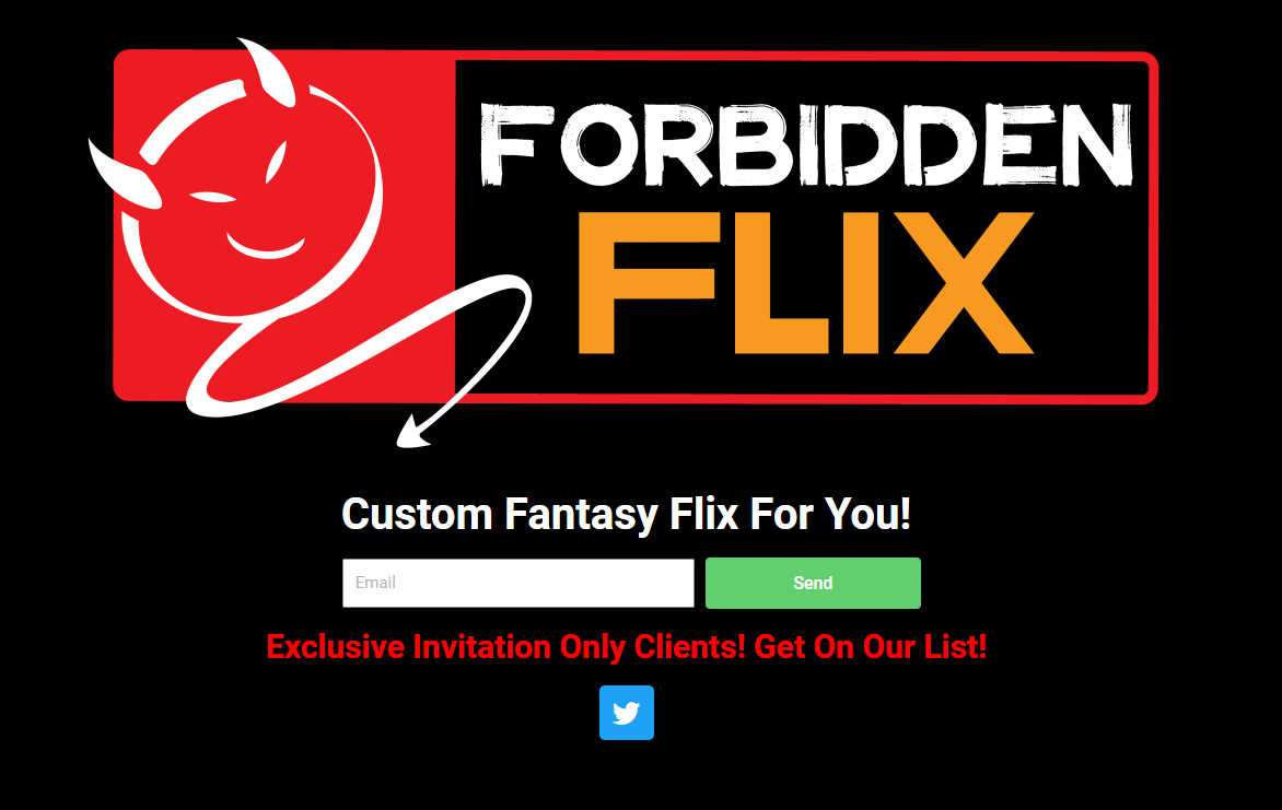 ForbiddenFlix's tweet photo. Don't miss out on the ability to have us film your forbidden desires... Exclusive By Invitation Only! https://t.co/D5FqSar6Mg