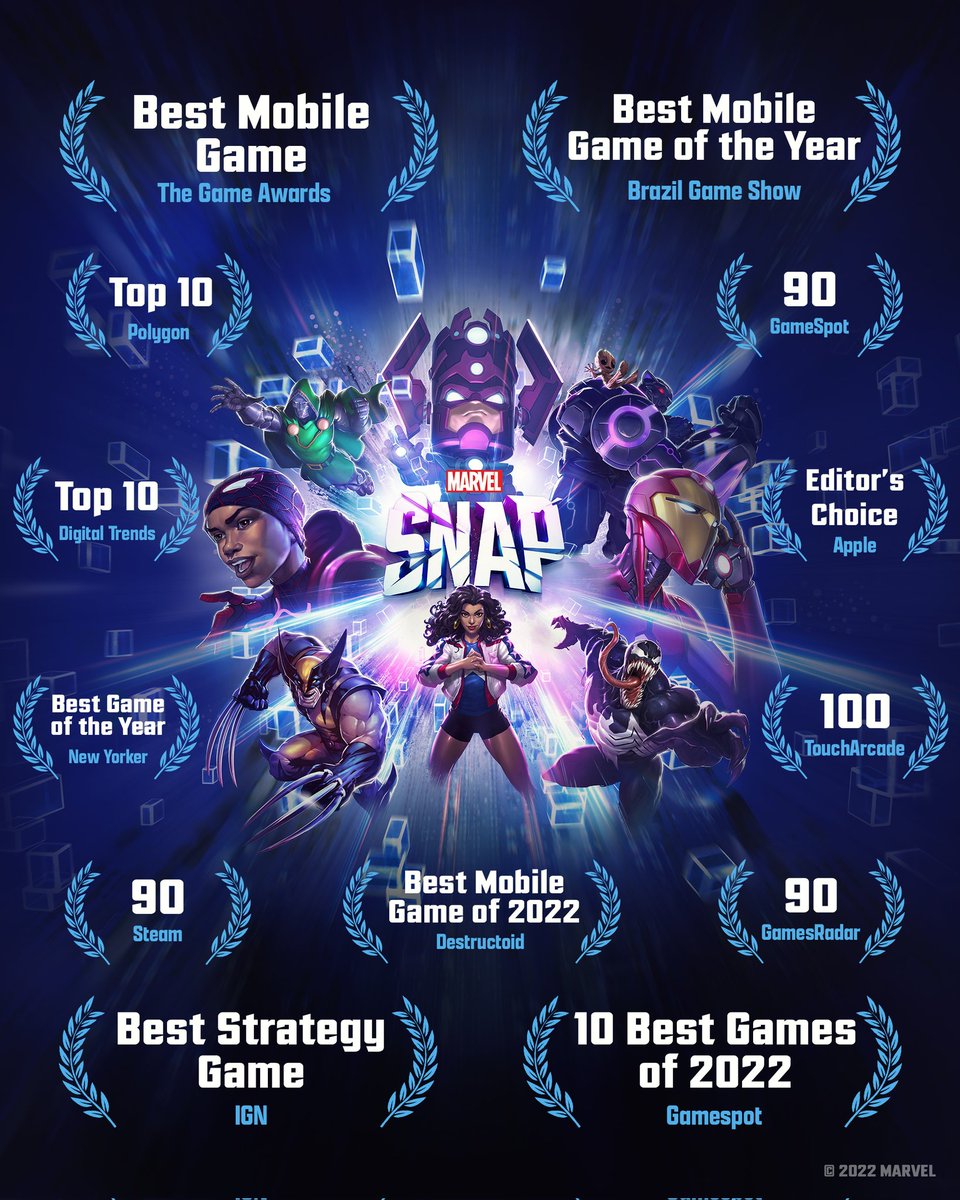 Marvel Snap': Melhor jogo de celulares no Game Awards 2022 atrai público  com simplicidade, Games