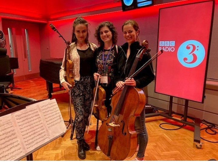 Second up is our live broadcast <a href="/BBCRadio3/">BBC Radio 3</a> #InTune with #SeanRafferty promoting our 80s night programme 😉 <a href="/shiryviola/">Shiry Rashkovsky</a> <a href="/KamilaBydlowska/">Kamila Bydlowska</a> #DuranDuran #adams #schnittke #radiolive