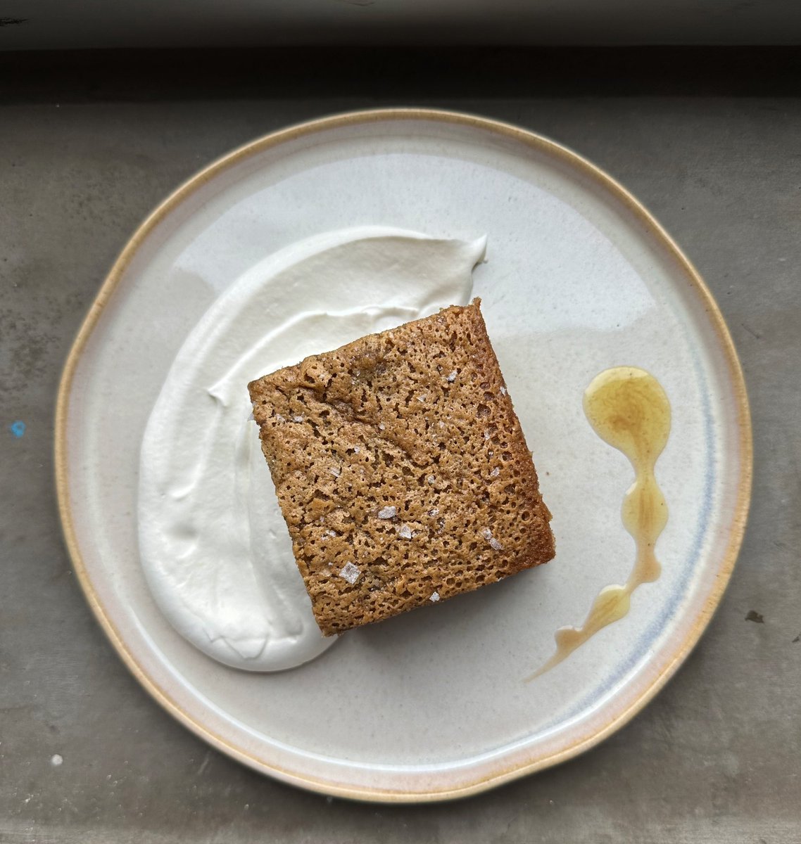 akemi ♡ on Twitter "Spiced chai tea cake, almond yogurt cream, brown