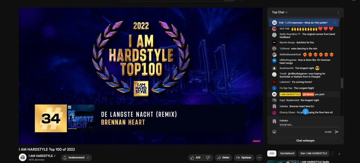 kinghakaka's tweet photo. Great top 100 so far @djbrennanheart @iamhardstyle
#Hardstyle #WeRHardstyle #IamHardstyle https://t.co/08vzefgmt1