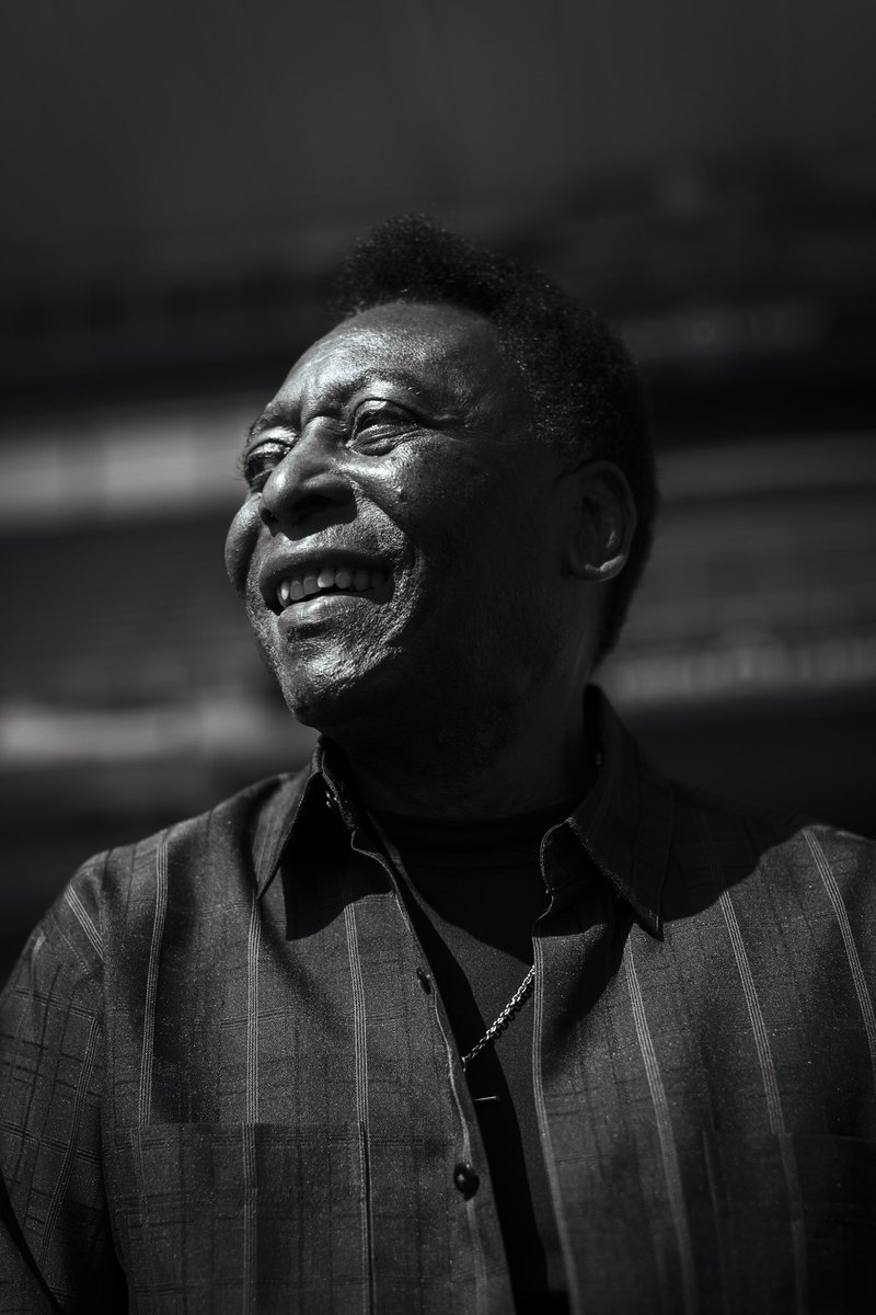 antiwhatabouter's tweet image. A photo I took of Pele. Barcelona 2017. A gentleman. #pele #PeleEterno