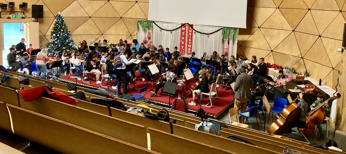 Excitement building <a href="/dyodulwich/">DYO</a> as we prepare for the concert <a href="/KingsdaleFS/">Kingsdale Foundation School</a> tomorrow #livemusic #candomusic