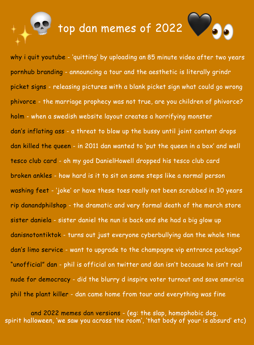 danielhowell's tweet photo. it has been a year and it is time for the return of a mythical series.. THE TOP DAN MEMES

reply to this tweet (or submit: https://t.co/nsCW8g394E) screenshots of your fave twitter reactions / comments / image edits of these memes

thank you and i will see you on the other side https://t.co/LiUIfYoskd