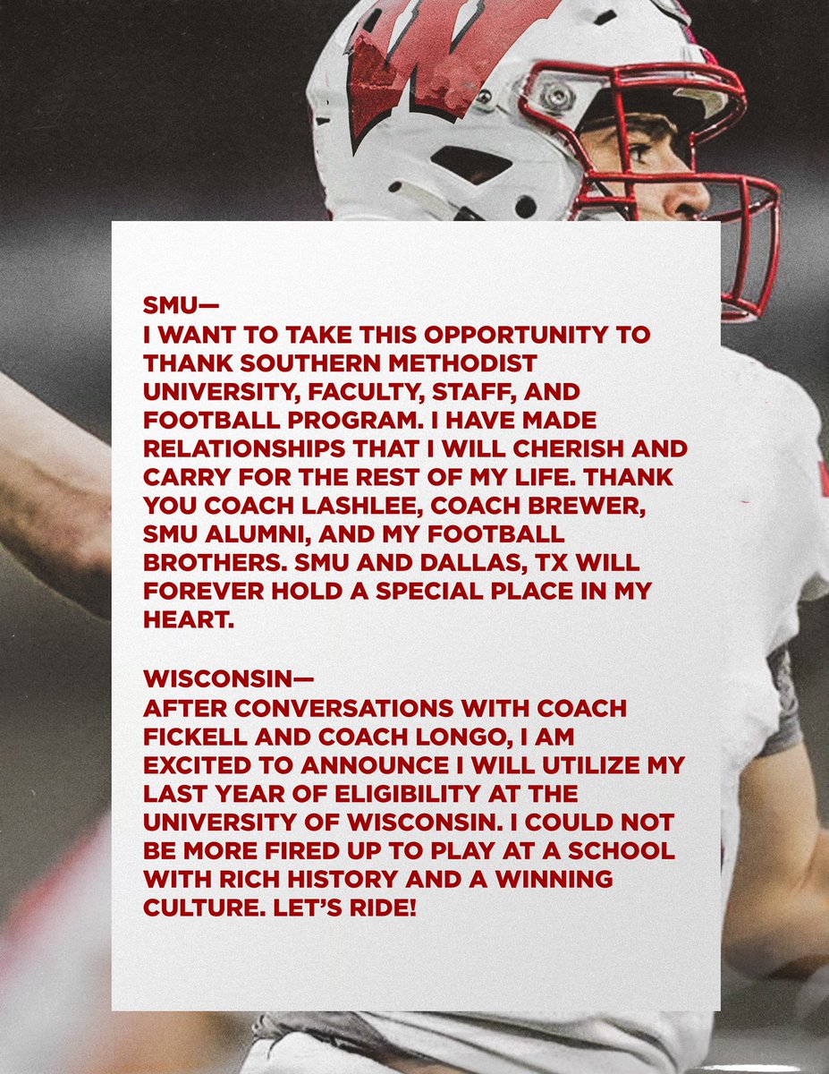 Tanner Mordecai (@t_mordecai) on Twitter photo #OnWisconsin #OnWisconsin