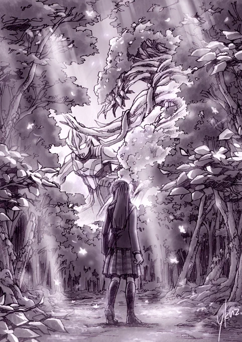 #2022年自分が選ぶ今年の4枚メビウスの集合絵を描けてよかった 