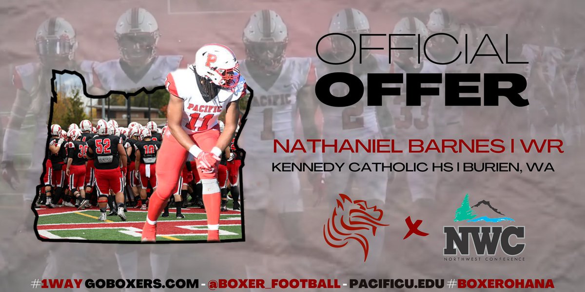 After a great conversation with <a href="/Coach_Gilgan/">Lukkes Gilgan</a> I’m happy to say I’ve been give an opportunity to continue my athletic and academic career at Pacific University! <a href="/CoachCross2/">Coach Sheldon Cross</a> <a href="/AndySchell23/">Andy Schell</a> <a href="/RFordFSP/">Reggie Ford</a> <a href="/CoachMaui/">Maui Borden</a> <a href="/coachB_Sanchez/">Brandon Sanchez</a>