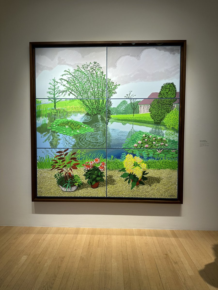 iamnicoleslater's tweet photo. I had the incredible pleasure of seeing “David Hockney: 20 Flowers and Some Bigger Pictures” at @LALOUVER now on view till Jan 7.

#DavidHockney #LALouver #ContemporaryArt https://t.co/VozEHFIa8d