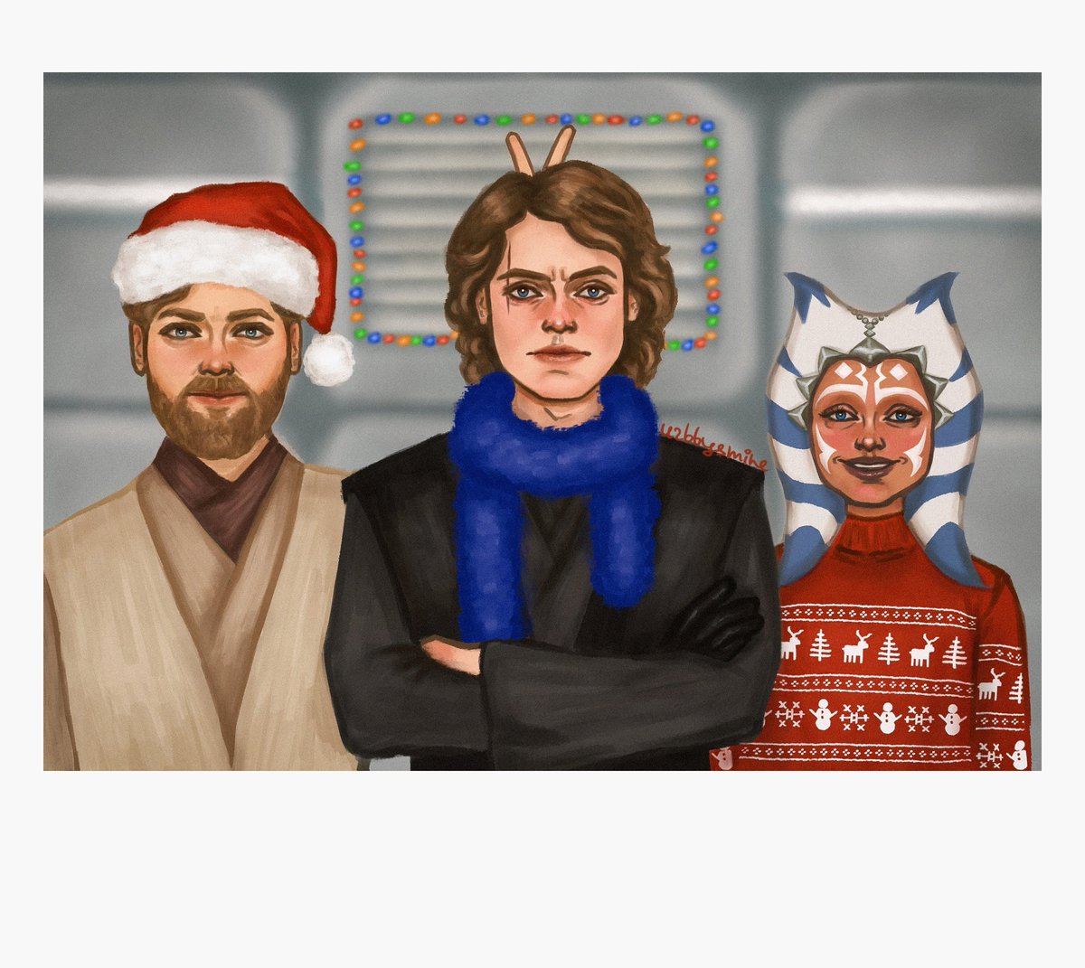 urbbysmine's tweet photo. space jesus, skyguy and snips wish you a very very happy new year 😋🎊

#starwars #clonewarsfanart #clonewars https://t.co/DaxmmyKxvP