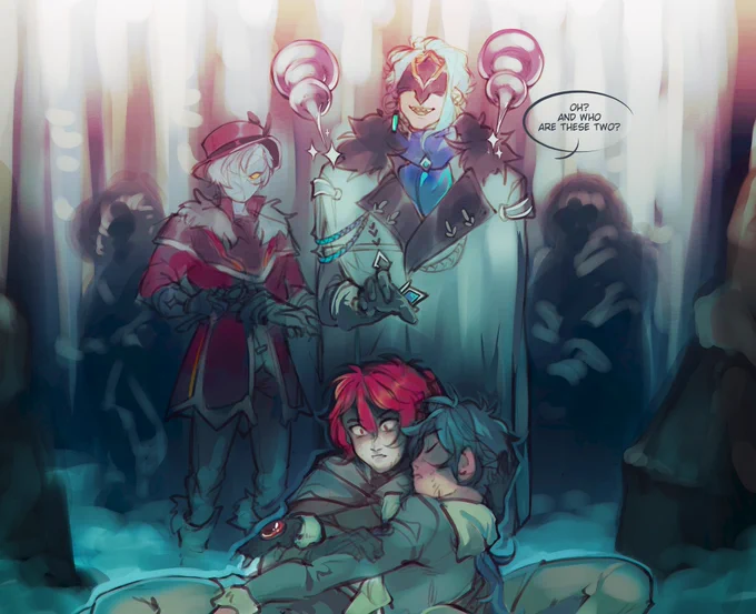 [1/2]Fatui Ragbros AU created with  :3#genshinimpact #kaeyaalberich #dilucragnvindr 