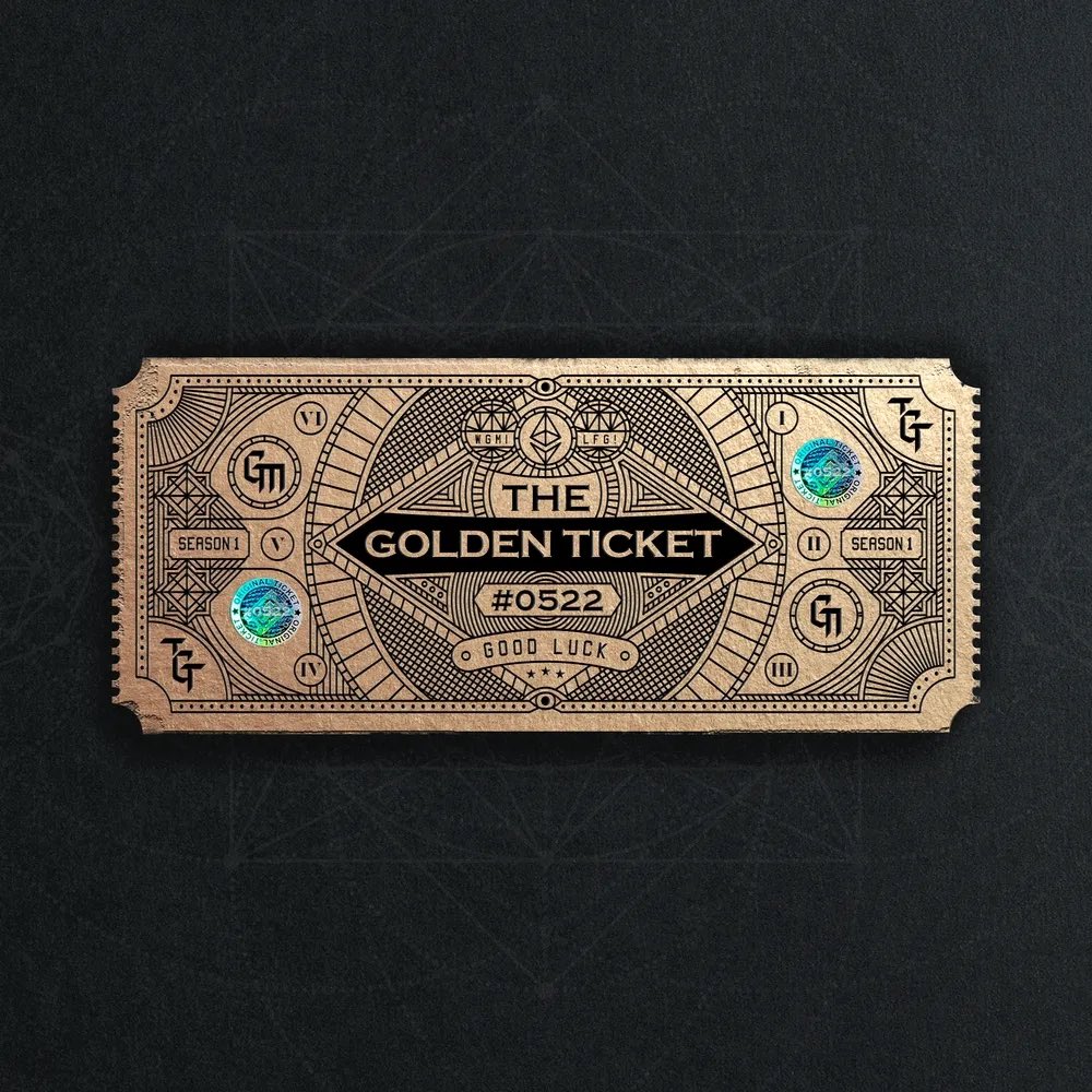 TGT GIVEAWAY #15 🎫

The holders have spoken!!

10x <a href="/GoldenTicketTGT/">The Golden Ticket</a> 

What’s better than 1 TGT? … 2 TGTs!!

Pick up a ticket now to get involved in this draw and all future draws!
👇
opensea.io/collection/tgt…

#StayGolden #NFT #NFTraffle #NFTGiveaway