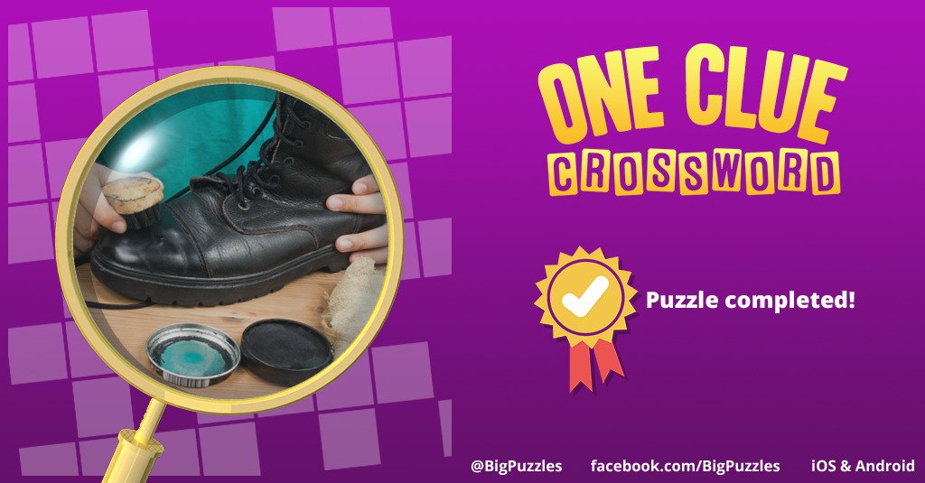 I completed a puzzle in One Clue Crossword. Play now for free!
onecluecrossword.com #OneClueCrossword