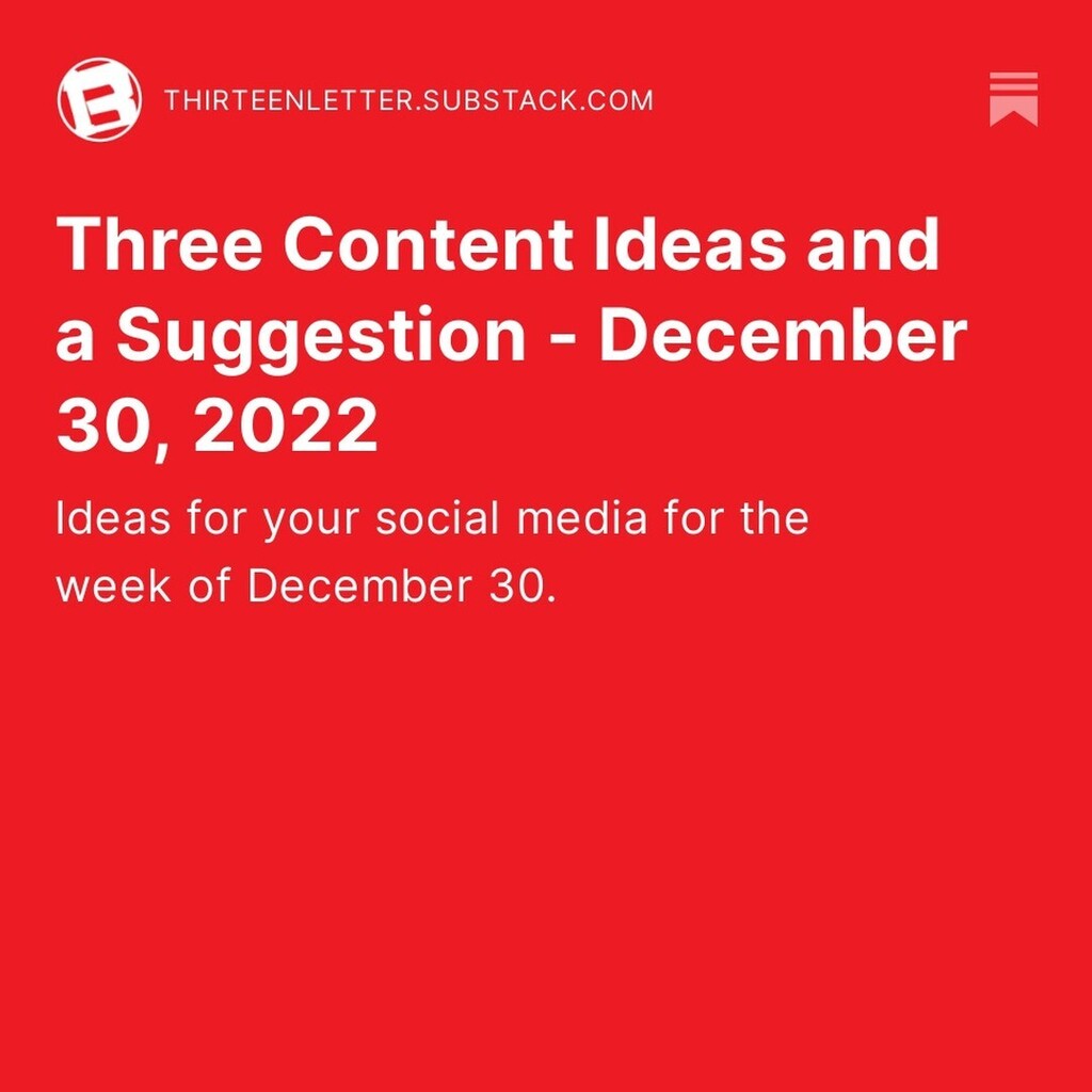 TerryMassey's tweet photo. My first @substack post of what I hope will be many. I am planning a weekly post of content ideas for social media and a suggestion for upcoming ones. 

This idea came about from seeing another company post content ideas and then leaving out some pretty big ideas for the … https://t.co/VCv35ATwUI