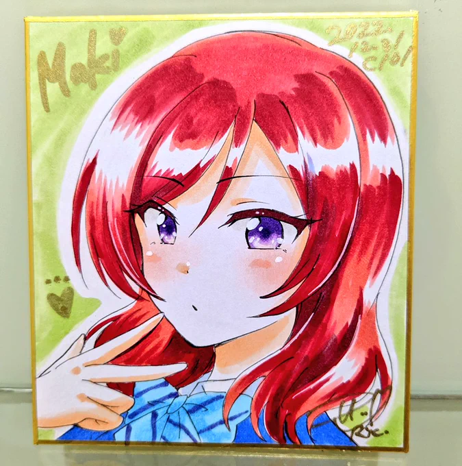 #C101真姫ちゃん(小色紙) 