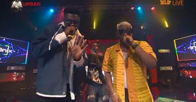 africamagictv's tweet photo. Official Talkndo and Slmshdy hit the #AMTurnUpFriday stage with that energy! Hype Kings on aπ―.
#AMTurnUpFriday is live on @DStvNg/@GOtvNg #AMUrban and #AMFamily now! Tune in! Let's rock!
Brought to you by @InfinixNigeria.