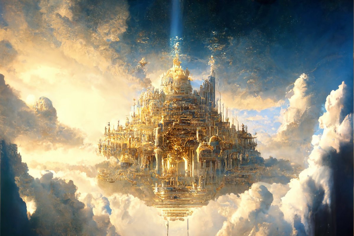 DadaAeternus's tweet photo. Golden Palace

#artworlds #clouds #heaven #divine #palace #digitalarts https://t.co/CzjmaR9Csj