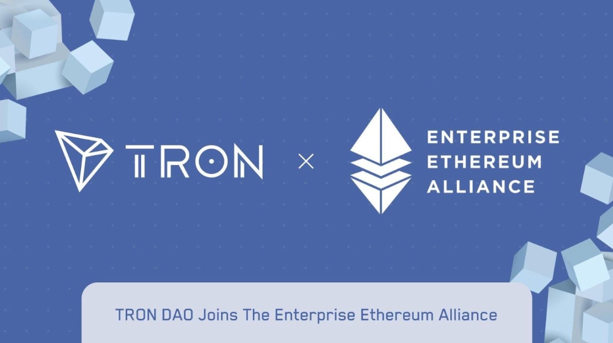 This article from @Yahoo talks about #TRON joining the Enterprise Ethereum  Alliance. 🤝 @justinsuntron commented, 