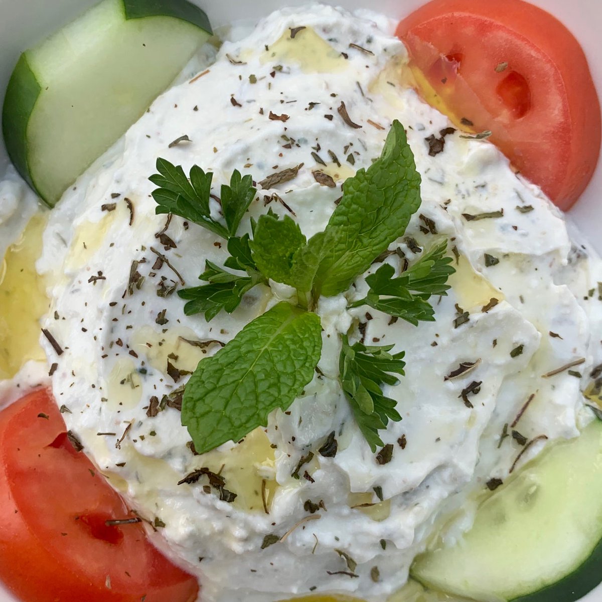 Haydari: Homemade creamy yogurt dip with garlic, dill, fresh mint, pecans. • Open Wed-Sun 4-9pm Order aya-sofia-restaurant.square.site/?utm_campaign=… • • #ayasofiastl #turkishforeighteenyears #turkishstl #314 #stl #stlouis #saintlouis