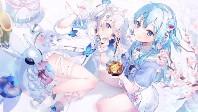 シフティーちゃんとエヌちゃん#NIKKE #ニケ #メガニケ 