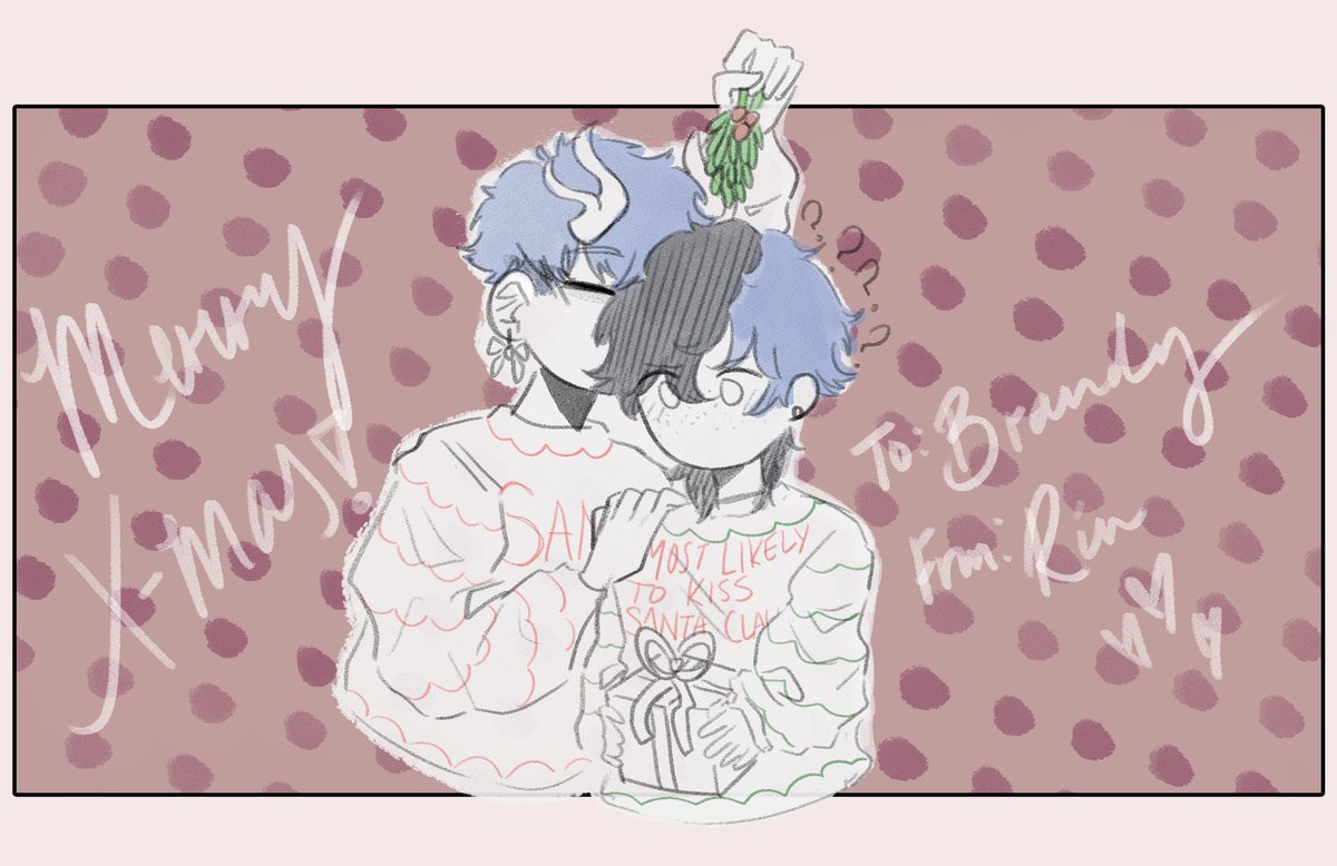 _omurin's tweet photo. Secret Santa for @jeoyeux ! 🎄🎁 https://t.co/wXKfQ5YxXe