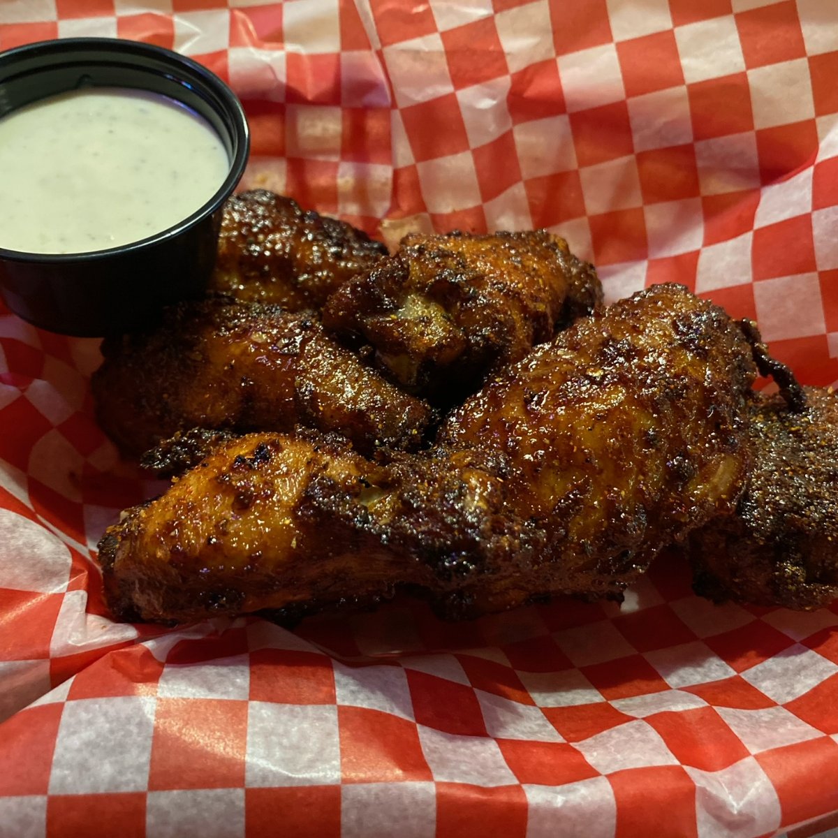 The cold winter days are here. Warm up with a 1-pound order of our Southern-smoked wings.