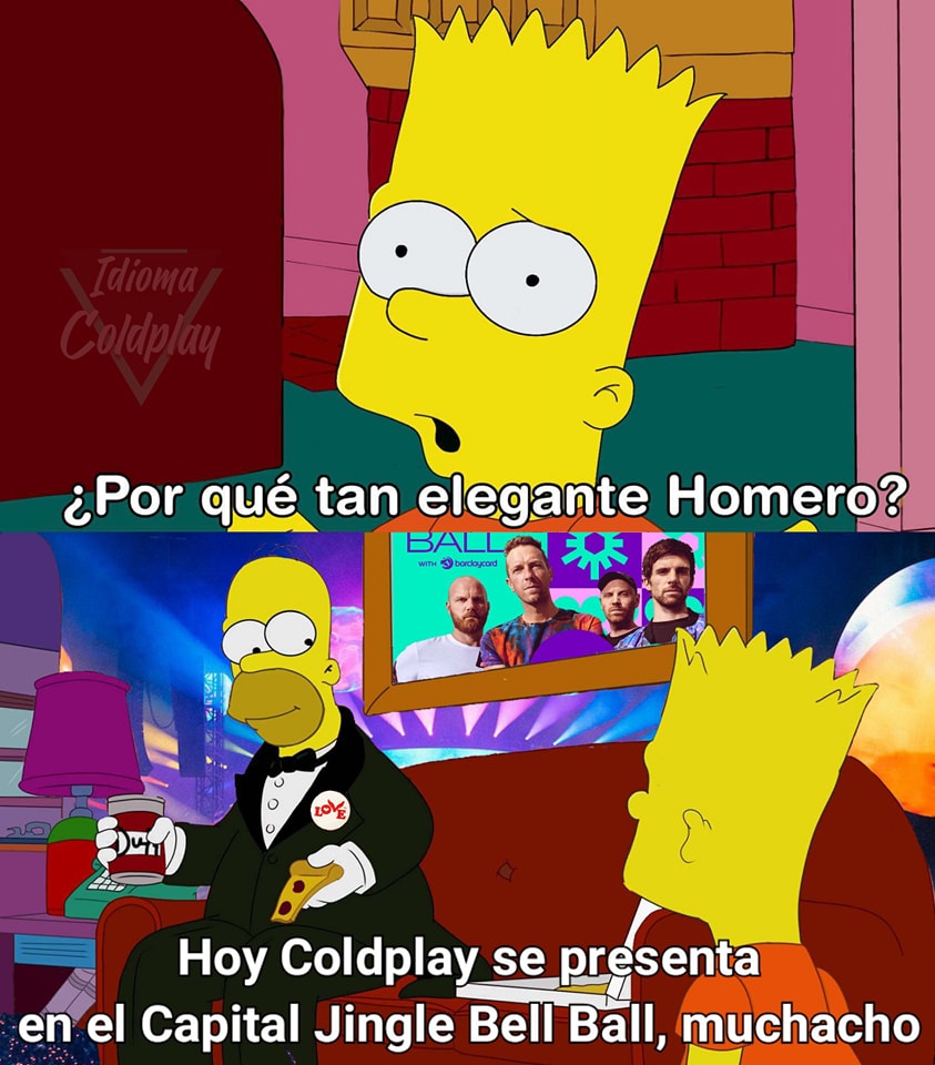 IdiomaColdplay's tweet photo. Y finalmente tenemos a la última presentación del año, en el Capital Jingle Bell Ball donde Coldplay nos sorprendió cantando Have Yourself a Merry Little Christmas 🥹 https://t.co/wGej28NlQn