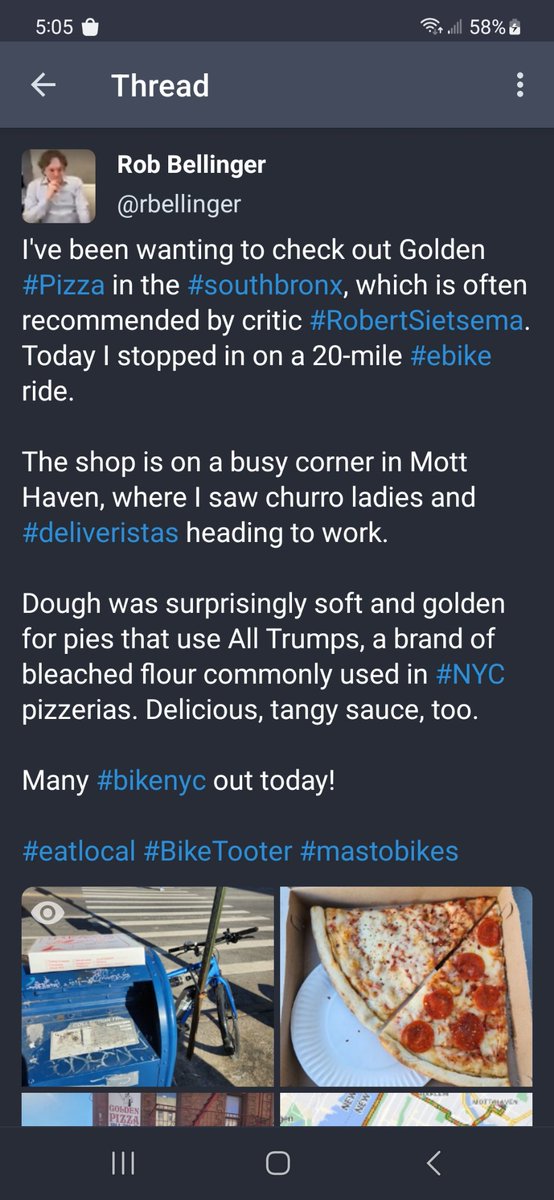 rob_bellinger's tweet image. All the stuff you're posting here, post it to 🐘instead. 

Would love to see more #bikenyc over there.