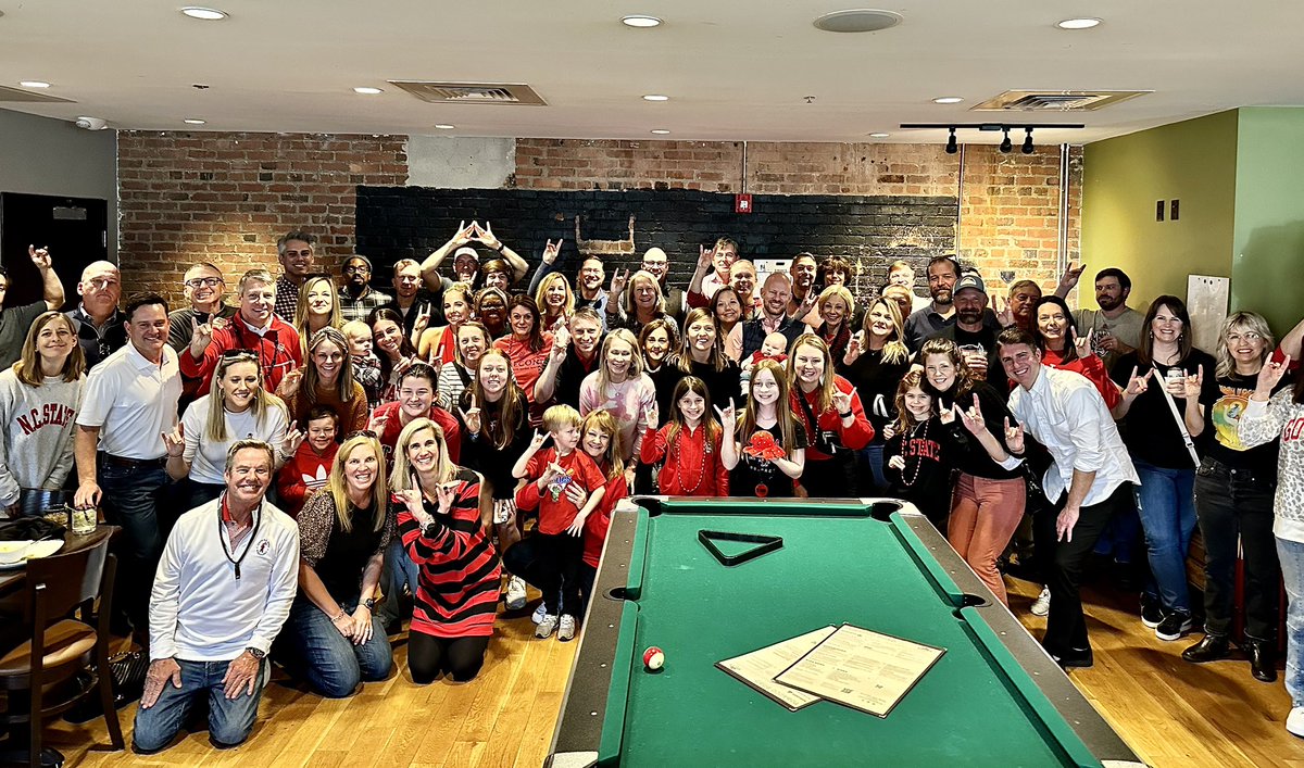 Fun gathering. Tough game. Thanks <a href="/NCStateAlumni/">NC State Alumni</a> for the goodies.