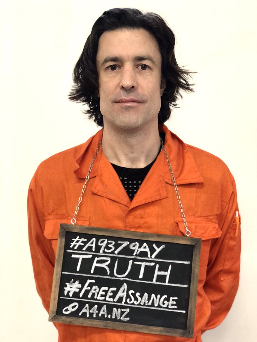 MattOBranain's tweet image. #A9379AY is Julian #Assange’s prisoner number.
I’m wearing this everyday till Julian is free, because his case is the biggest threat to #HumanRights and Western #Democracy in centuries.
#DropTheCharges @POTUS #FreeAssangeNOW 🕊
#NewProfilePic by @davide_dormino