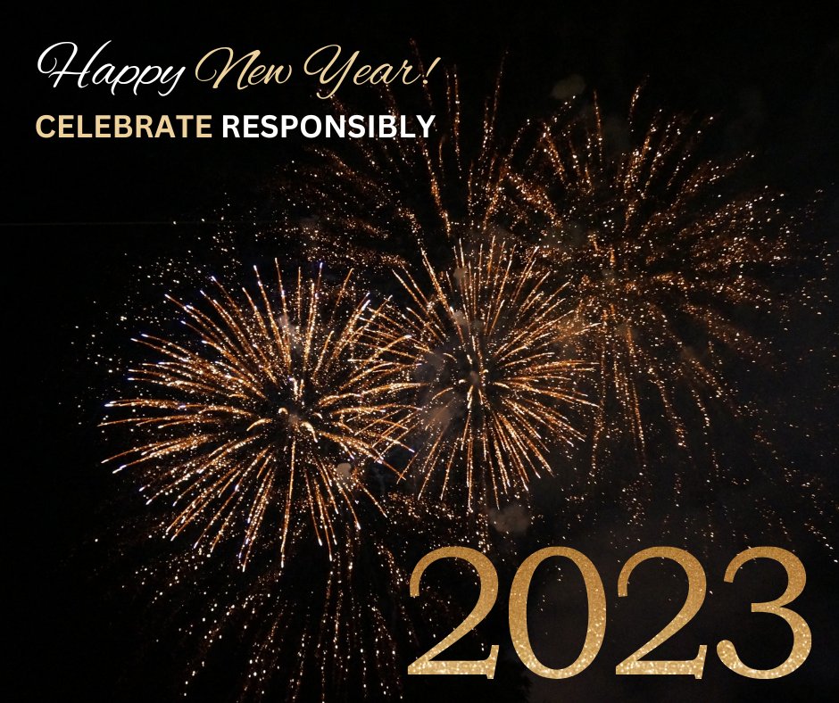 ILStatePolice's tweet photo. ISP wishes you and your family a Happy AND safe New Year! π Celebrate responsibly.
#ILStatePolice #Happy2023 #DriveSafeOrGetPulledOver #DesignateaDriver #RideShare https://t.co/Wi45PCAavO