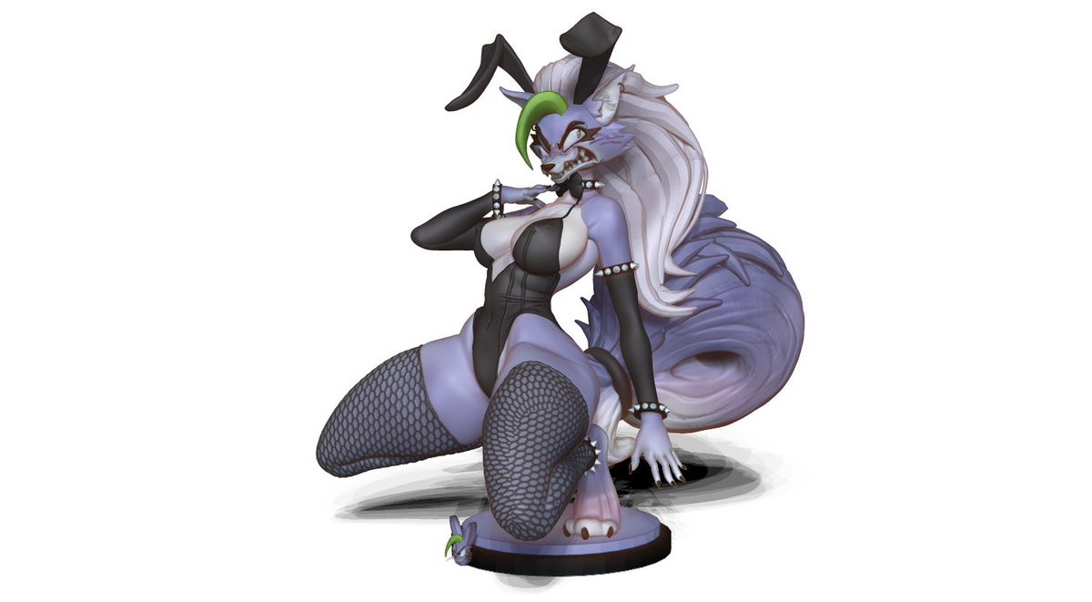 kalezys1's tweet image. Today I want to show you this WIP of this commission at the request of @Abraham40920994 modeling done by @joputapelirrojo 🥰🥰 #roxanne #roxannewolf #fnaf #FNAFHSRULE34 #fanart #3dprint #commissionopen #nsfw