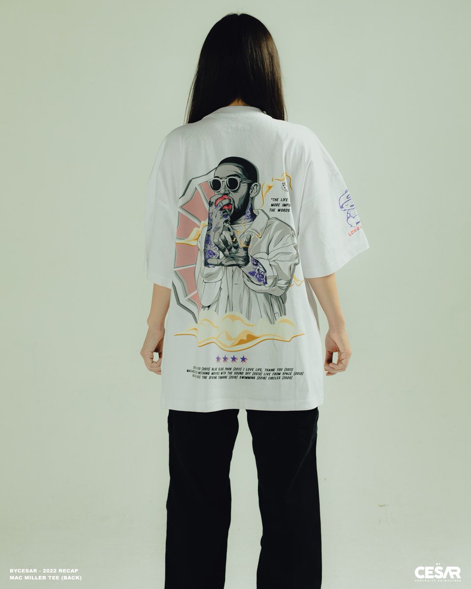 BYCESAR - 2022 RECAP
The Weeknd tee + Mac Miller tee
by me