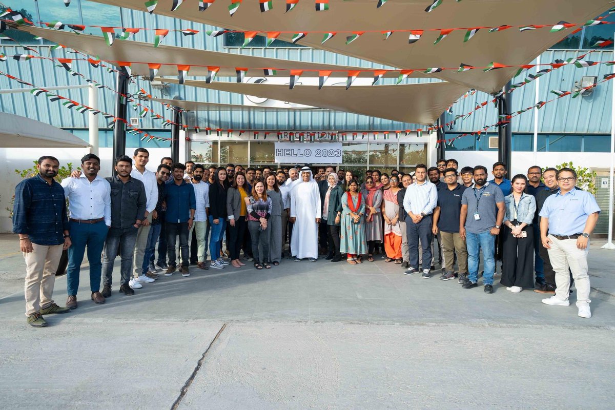 gulfcraft's tweet photo. New Year's Celebration at Gulf Craft's shipyard & manufacturing facilities in the UAE with Chairman, Mohammed H. Al Shaali and Gulf Craft Team.
#GulfCraft #NewYear #40YearsofGulfCraft #LegacyInMotion #MajestyYachts #NomadYachts #OryxSportCruisers #SilvercraftBoats #UAE https://t.co/gEiJrsejub