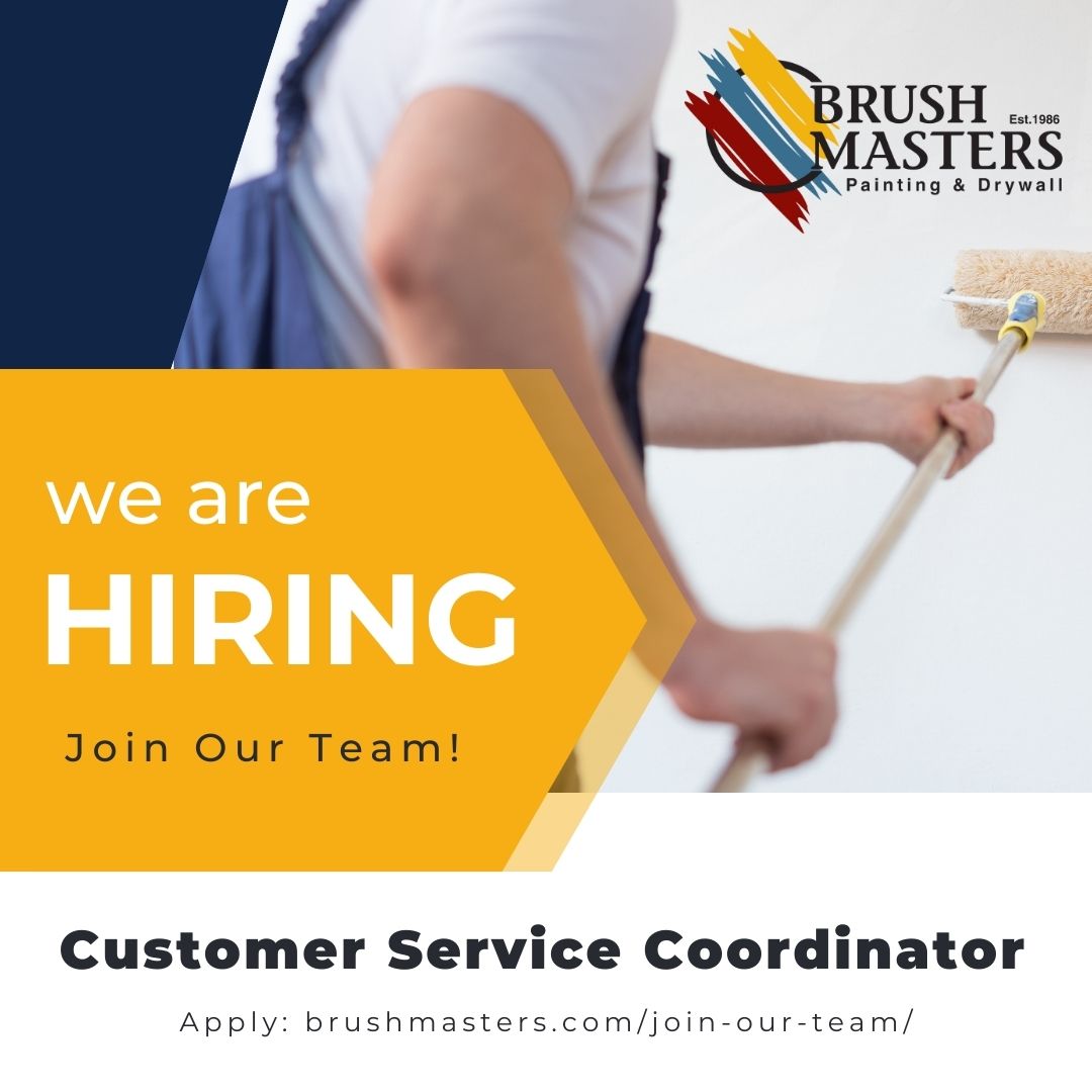 Brush Masters is hiring a Customer Service Coordinator! If you're looking to make a career change, have strong communication skills and a passion for relationship building... this might be the job for you! Visit our website to apply: brushmasters.com/join-our-team/