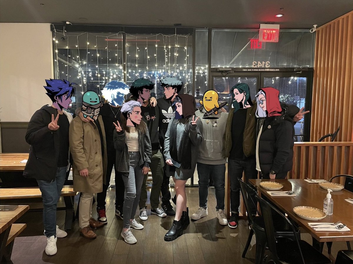 datdegenboi's tweet photo. Holiday SZN has been busy, but @CountDewKu was in town so we had to show up!! @AzukiOfficial !IKZ ⛩ #bayarea #azuki https://t.co/gAHjAlB4tm