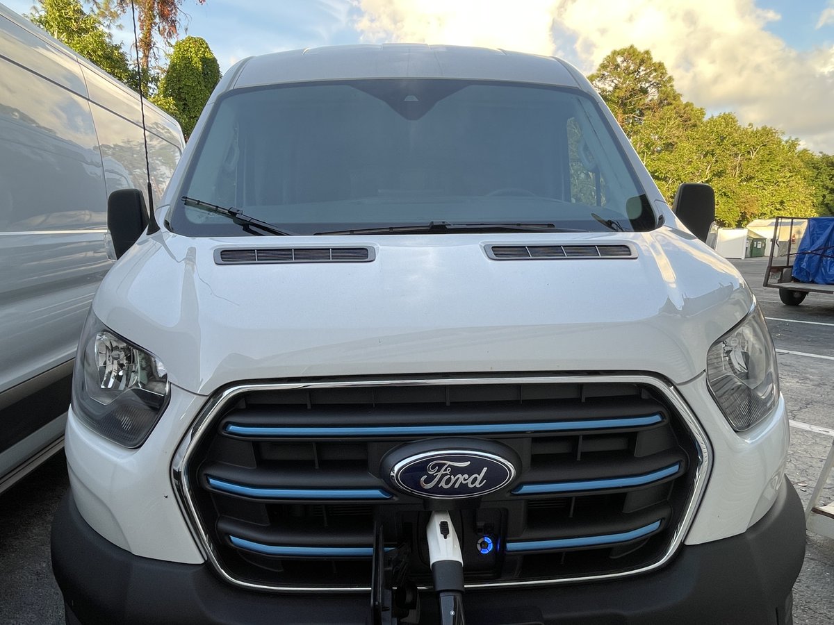 getpureair's tweet photo. We wish everyone a Happy New Year!! Fun fact: the average high in December in swfl is 76, todays high? 80!! Here are some pictures of our two newest all electric fleet vehicles! By this time next year, we will have more electric vehicles on the road then gas ones. Here’s to 2023! https://t.co/PDonAj0o6m
