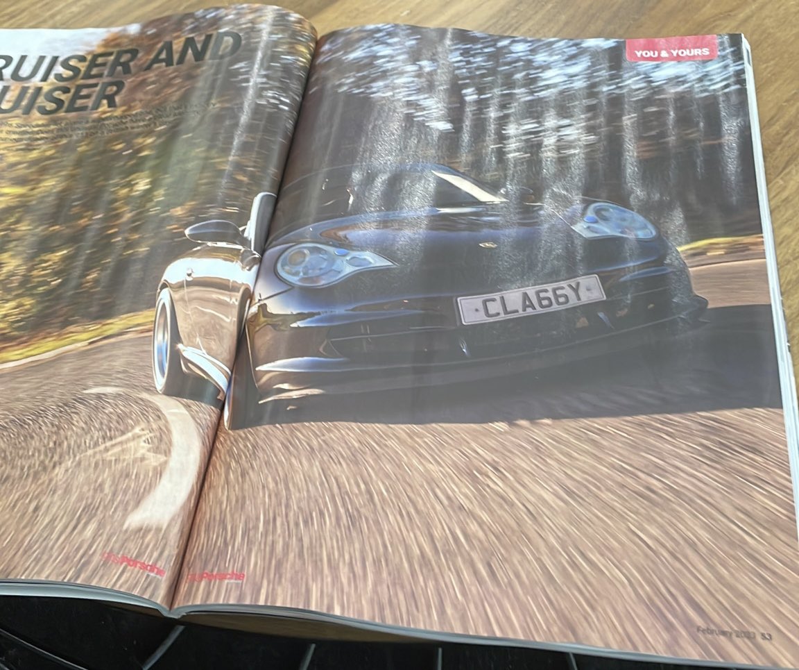 VinnySuperstarr's tweet photo. My car is featured in this months @911PorscheWorld Honoured and what a great job. Always my favourite Porsche read @tweetcoxy68 @Ha11nnh1 @Ha11nnh1 @v8oholic @AdamSard1 @porsche_911_996 @PorscheGB @PCGB_London #porsche #996 #speedster #modifiedporsche #art #carart https://t.co/TAdD0M8uF7
