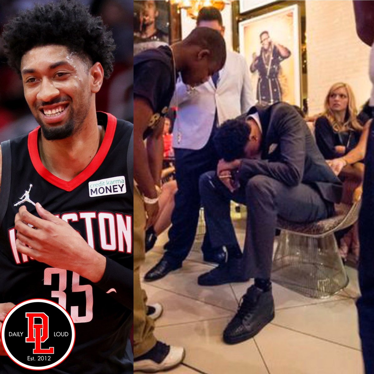 In 2015, Christian Woods did not get drafted to the NBA on draft day. That same day his girlfriend dumped him and was never seen again. Years later he signs a $53 Million dollar deal with the Houston Rockets. Moral of the story keep pushing forward king 🙏👑