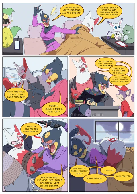 A day in the life of Zangoose and Seviper. #TinderSkitty 
