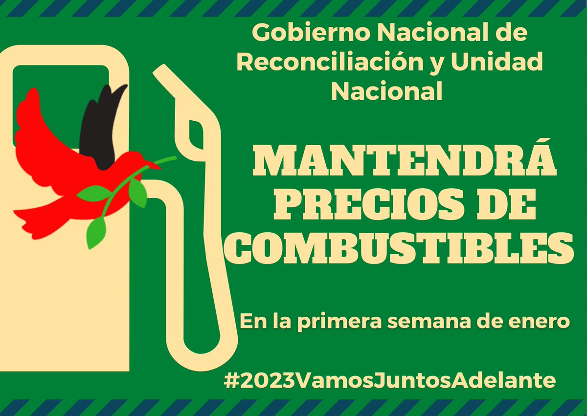 Buenas noticias.
#DiciembreAlegriasFamiliares #2023VamosJuntosAdelante