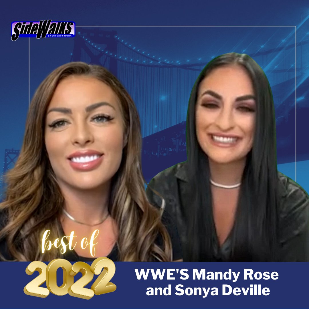 SidewalksTV's tweet photo. BEST OF 2022: In July, our correspondent Darren brought us an interview with #WWE wrestlers #MandyRose &amp; #SonyaDeville, who talked about #DaMandyzDonutz.

Find: https://t.co/XHCgsNgWXM

#bestof2022 #bestof #flashback #interview #donuts #wrestler #SidewalksEntertainment #TVshow https://t.co/9mV3HVgP62