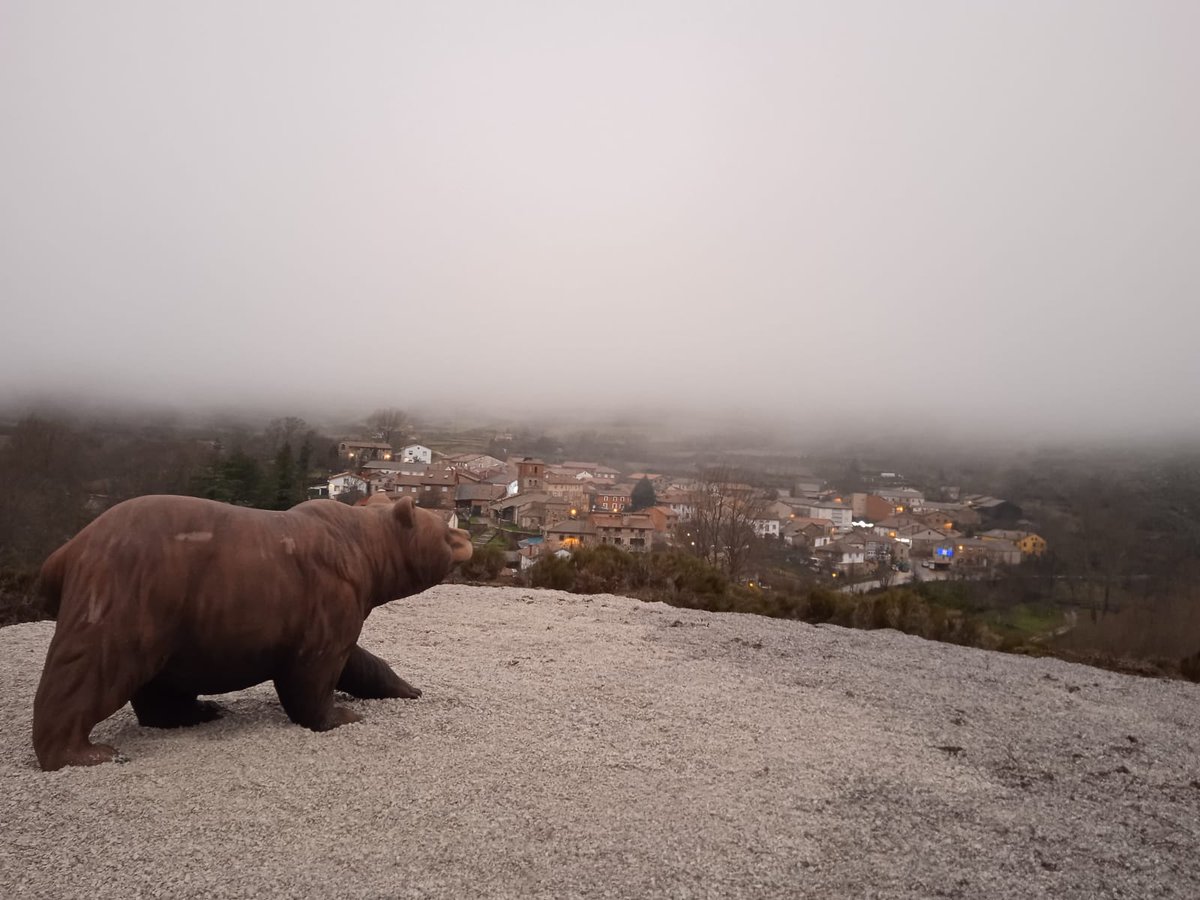 aytovelillarc's tweet photo. 🐻 #OterodeGuardo cuenta con un nuevo #mirador,de nombre #ElCastrillo con vistas al embalse y las principales cimas de la #MontañaPalentina, gracias a una subvención directa de 33.000€ del Parque Natural para ZIS. Cuenta con un #oso de piedra,farolas solares y mesas pic nic. https://t.co/JOWSo3m06W